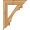 Ekena Millwork Merced Traditional Rough Sawn Bracket, Western Red Cedar, 6"W x 32"D x 40"H BKT06X32X40MRC01RWR - alternate 3